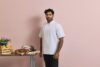 veste de cuisine manches courtes