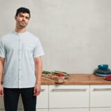 veste chef cuisinier manches courtes