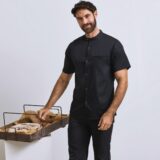 veste chef cuisinier manches courtes
