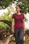 t shirt à traitement antibactérien femme