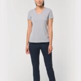 t shirt écoresponsable col v antibactérien femme t shirt écoresponsable col v antibactérien femme
