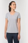 t shirt écoresponsable col v antibactérien femme t shirt écoresponsable col v antibactérien femme