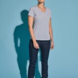 t shirt écoresponsable col v antibactérien femme t shirt écoresponsable col v antibactérien femme