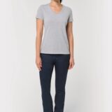 t shirt écoresponsable col v antibactérien femme t shirt écoresponsable col v antibactérien femme