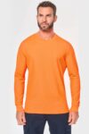 t shirt unisexe écoresponsable manches longues coton/polyester