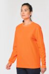 t shirt unisexe écoresponsable manches longues coton/polyester