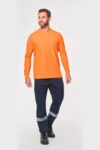 t shirt unisexe écoresponsable manches longues coton/polyester