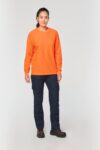 t shirt unisexe écoresponsable manches longues coton/polyester