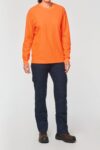 t shirt unisexe écoresponsable manches longues coton/polyester