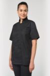 veste de cuisine écoresponsable manches courtes unisexe
