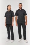 veste de cuisine écoresponsable manches courtes unisexe