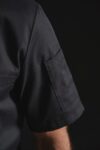 veste de cuisine écoresponsable manches courtes unisexe