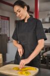 veste de cuisine écoresponsable manches courtes unisexe