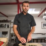 veste de cuisine écoresponsable manches courtes unisexe