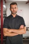 veste de cuisine écoresponsable manches courtes unisexe