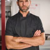 veste de cuisine écoresponsable manches courtes unisexe