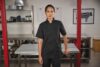 veste de cuisine écoresponsable manches courtes unisexe