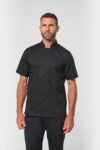 veste de cuisine écoresponsable manches courtes unisexe
