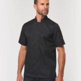 veste de cuisine écoresponsable manches courtes unisexe