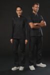 veste de cuisine écoresponsable manches courtes unisexe