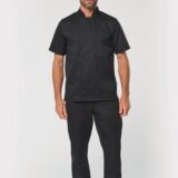 veste de cuisine écoresponsable manches courtes unisexe