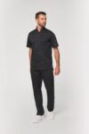 veste de cuisine écoresponsable et respirante manches courtes unisexe