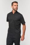 veste de cuisine écoresponsable et respirante manches courtes unisexe