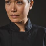 veste de cuisine écoresponsable et respirante manches courtes unisexe