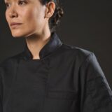 veste de cuisine écoresponsable et respirante manches courtes unisexe