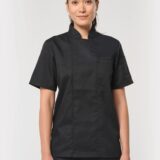 veste de cuisine écoresponsable et respirante manches courtes unisexe