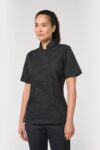 veste de cuisine écoresponsable et respirante manches courtes unisexe