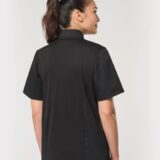veste de cuisine écoresponsable et respirante manches courtes unisexe