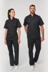 veste de cuisine écoresponsable et respirante manches courtes unisexe