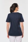 blouse polycoton avec boutons pression femme