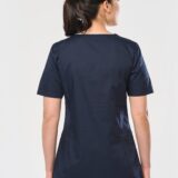 blouse polycoton avec boutons pression femme