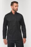 veste de cuisine écoresponsable manches longues unisexe