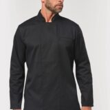 veste de cuisine écoresponsable manches longues unisexe