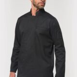 veste de cuisine écoresponsable manches longues unisexe