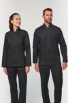 veste de cuisine écoresponsable manches longues unisexe