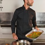 veste de cuisine écoresponsable manches longues unisexe