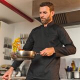 veste de cuisine écoresponsable manches longues unisexe