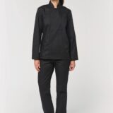 veste de cuisine écoresponsable manches longues unisexe