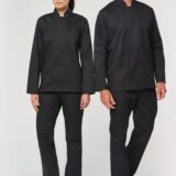 veste de cuisine écoresponsable manches longues unisexe