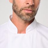 veste de cuisine écoresponsable et respirante manches longues unisexe