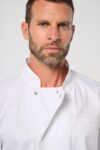 veste de cuisine écoresponsable et respirante manches longues unisexe