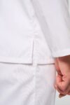 veste de cuisine écoresponsable et respirante manches longues unisexe
