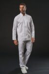 veste de cuisine écoresponsable et respirante manches longues unisexe