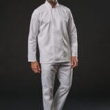 veste de cuisine écoresponsable et respirante manches longues unisexe