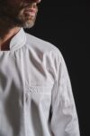 veste de cuisine écoresponsable et respirante manches longues unisexe