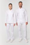 veste de cuisine écoresponsable et respirante manches longues unisexe